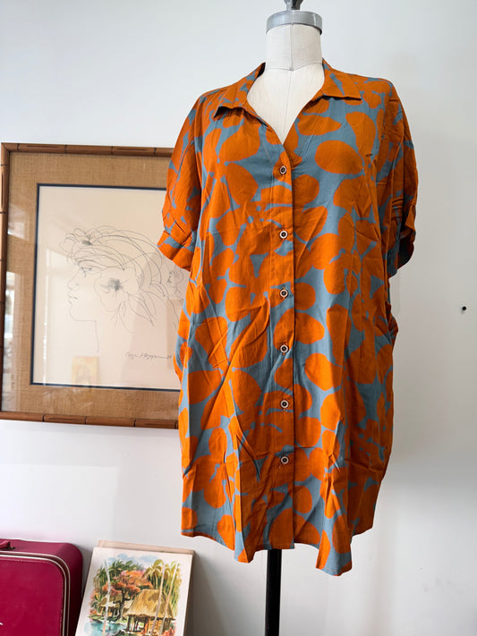 Women’s Oversized Shirt in Valley Wahine