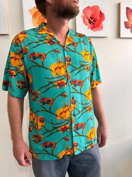 Mens Aloha Tee in Wiliwili