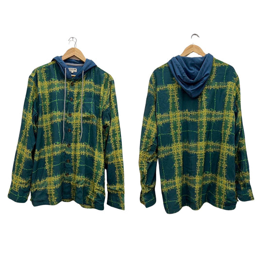 Unisex Hooded Jacket in Lei Palaka
