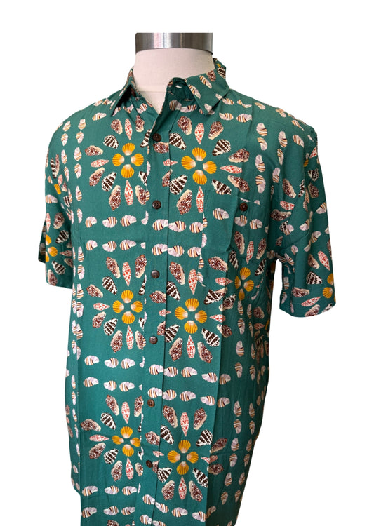 Mens Aloha Tee in Shell Quilt