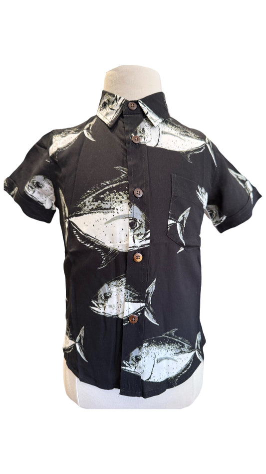 Keiki Boys Aloha Tee in ‘Omilu