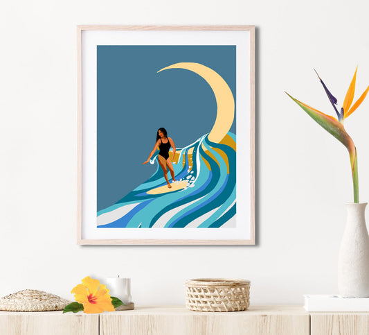 Aquarius Matted Print