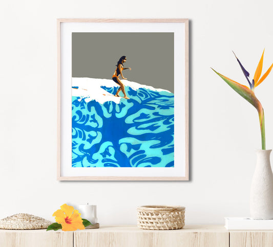 Riding High Matted Print