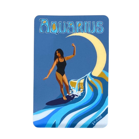 Aquarius Zodiac Sticker