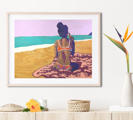 Pau Hana Matted Print