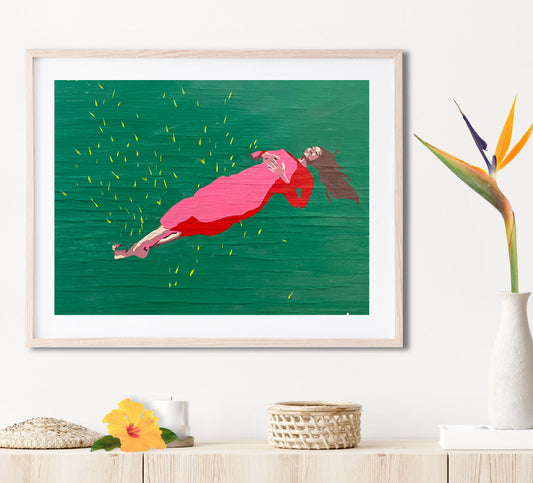 Take A Break Matted Print